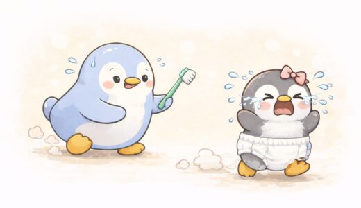 2歳半、歯磨きが嫌いすぎる。毎晩ほぼ格闘です。