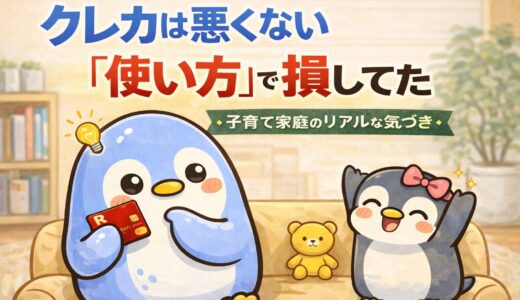 【クレカは悪くない】「使い方」で損してた｜子育て家庭のリアルな気づき